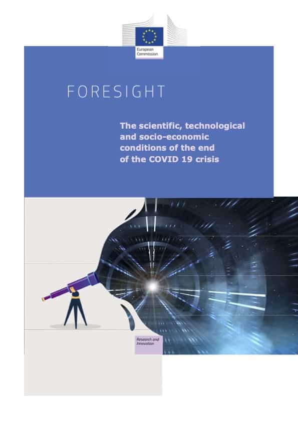 The scientific, technological and societal conditions for the end of the COVID-19 crisis