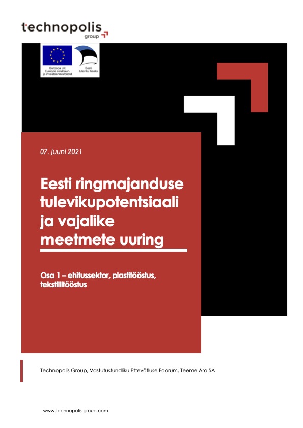 Circular economy market analysis in Estonia