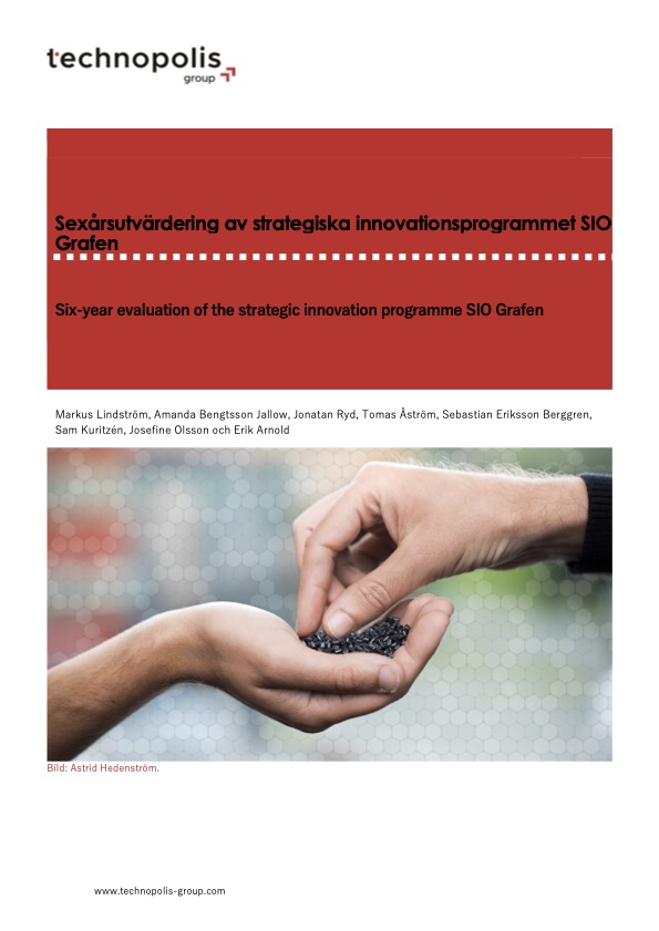 Six-year evaluation of the strategic innovation programme SIO Grafen