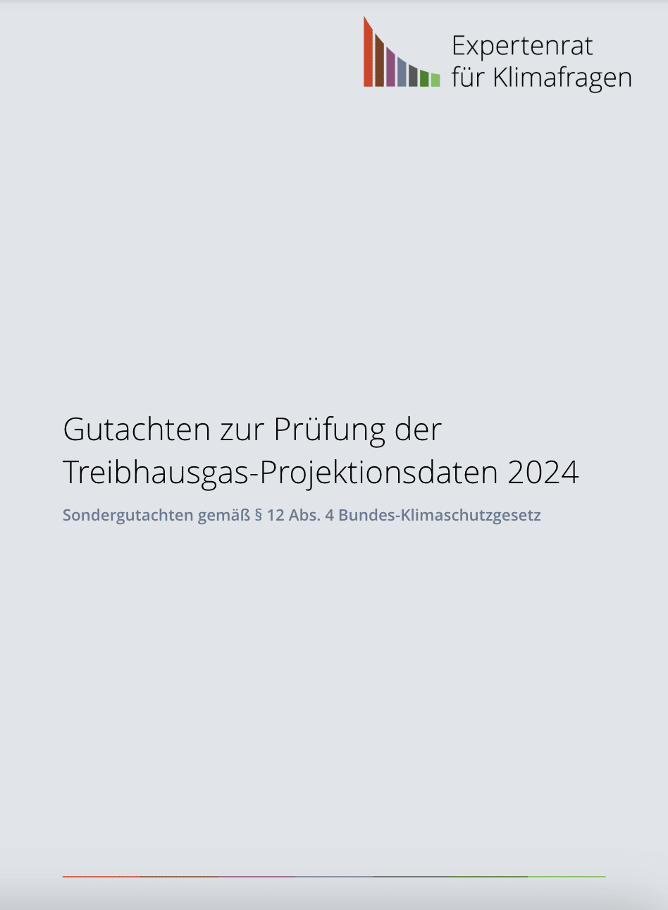 Gutachten zur Prüfung der Treibhausgas Projektionsdaten 2024