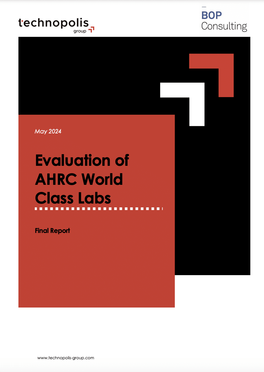 Evaluation of AHRC World Class Labs