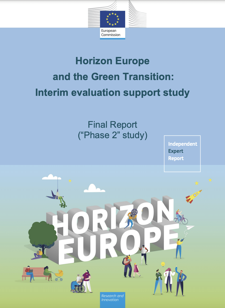 Horizon Europe and the Green Transition: Interim evaluation support study