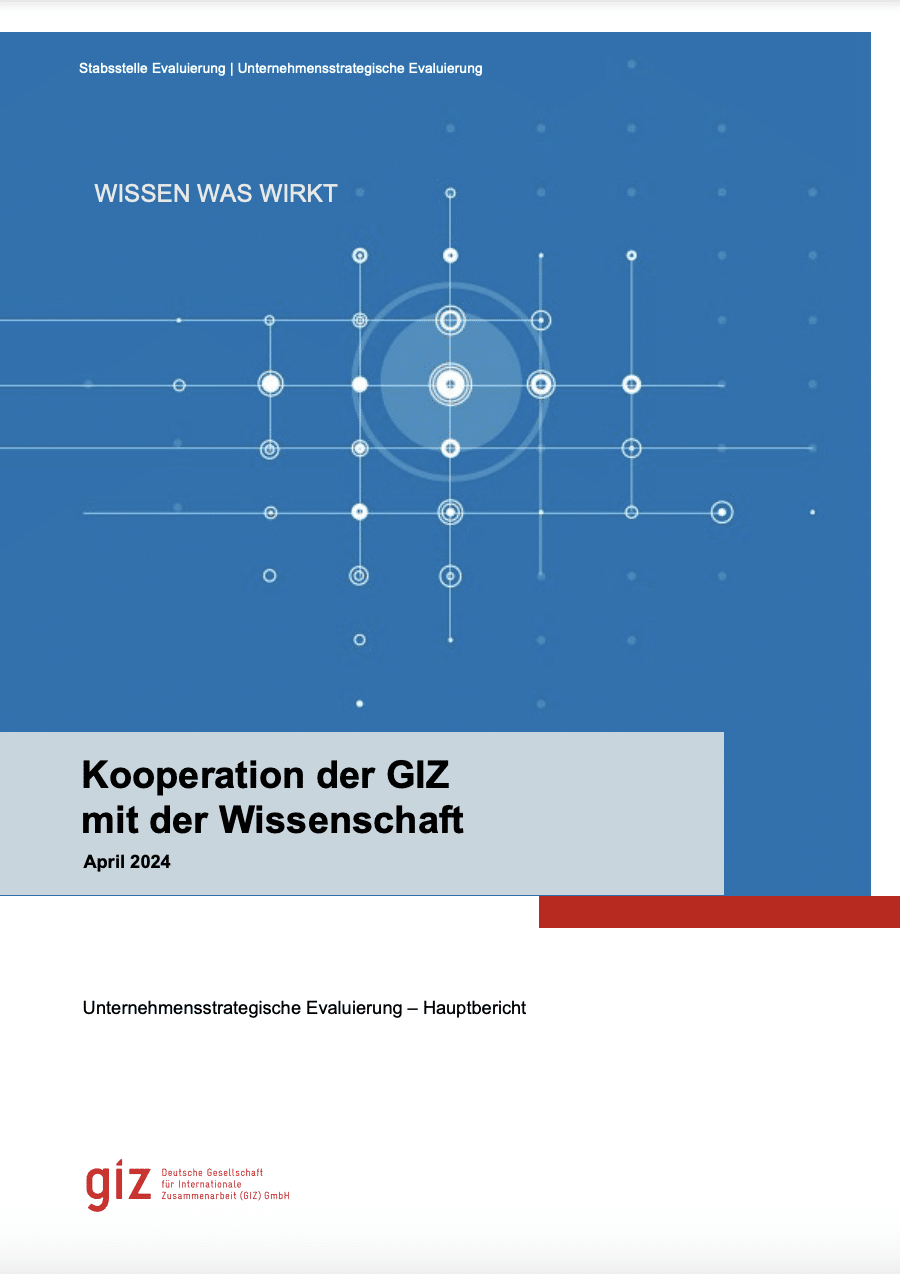 Kooperation der GIZ mit der Wissenschaft