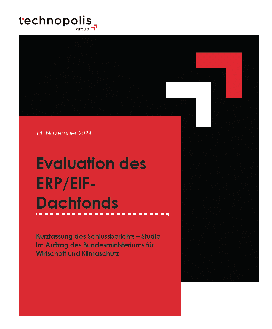 Evaluation des ERP/EIF- Dachfonds – Kurzfassung des Schlussberichts – Studie im Auftrag des Bundesministeriums für Wirtschaft und Klimaschutz